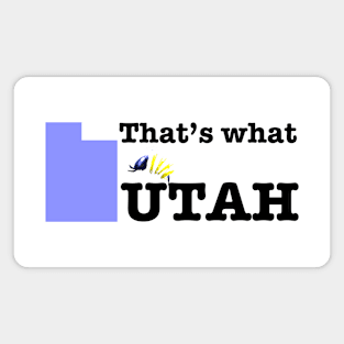 blue utah Magnet